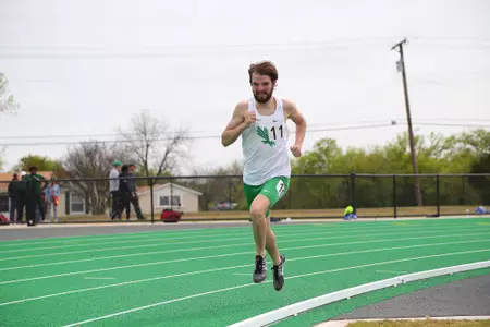 DENTON, TX - APRIL 6:  University of North Texas Track & Field at North Texas Mean Green Athlete Field in Denton on April 6, 2019 in Denton, Texas