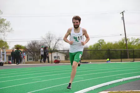 DENTON, TX - APRIL 6:  University of North Texas Track & Field at North Texas Mean Green Athlete Field in Denton on April 6, 2019 in Denton, Texas