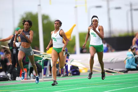DENTON, TX - APRIL 6:  University of North Texas Track & Field at North Texas Mean Green Athlete Field in Denton on April 6, 2019 in Denton, Texas