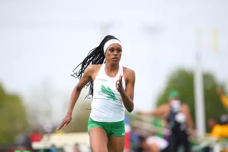 DENTON, TX - APRIL 6:  University of North Texas Track & Field at North Texas Mean Green Athlete Field in Denton on April 6, 2019 in Denton, Texas