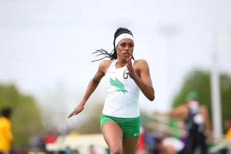 DENTON, TX - APRIL 6:  University of North Texas Track & Field at North Texas Mean Green Athlete Field in Denton on April 6, 2019 in Denton, Texas
