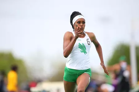 DENTON, TX - APRIL 6:  University of North Texas Track & Field at North Texas Mean Green Athlete Field in Denton on April 6, 2019 in Denton, Texas
