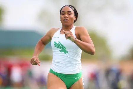 DENTON, TX - APRIL 6: University of North Texas Track & Field at North Texas Mean Green Athlete Field in Denton on April 6, 2019 in Denton, Texas
