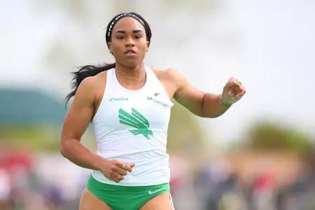 DENTON, TX - APRIL 6: University of North Texas Track & Field at North Texas Mean Green Athlete Field in Denton on April 6, 2019 in Denton, Texas