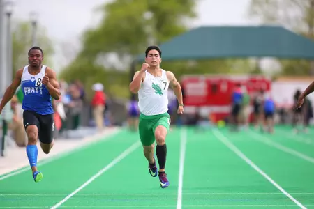 DENTON, TX - APRIL 6:  University of North Texas Track & Field at North Texas Mean Green Athlete Field in Denton on April 6, 2019 in Denton, Texas