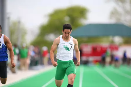 DENTON, TX - APRIL 6:  University of North Texas Track & Field at North Texas Mean Green Athlete Field in Denton on April 6, 2019 in Denton, Texas