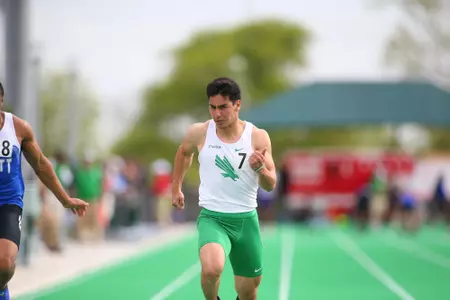 DENTON, TX - APRIL 6:  University of North Texas Track & Field at North Texas Mean Green Athlete Field in Denton on April 6, 2019 in Denton, Texas