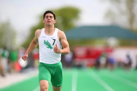 DENTON, TX - APRIL 6:  University of North Texas Track & Field at North Texas Mean Green Athlete Field in Denton on April 6, 2019 in Denton, Texas