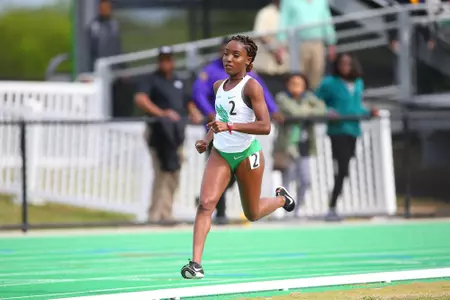 DENTON, TX - APRIL 6:  University of North Texas Track & Field at North Texas Mean Green Athlete Field in Denton on April 6, 2019 in Denton, Texas