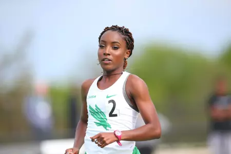 DENTON, TX - APRIL 6:  University of North Texas Track & Field at North Texas Mean Green Athlete Field in Denton on April 6, 2019 in Denton, Texas