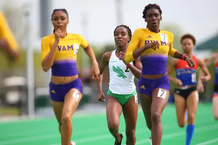 DENTON, TX - APRIL 6:  University of North Texas Track & Field at North Texas Mean Green Athlete Field in Denton on April 6, 2019 in Denton, Texas