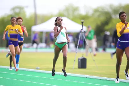 DENTON, TX - APRIL 6:  University of North Texas Track & Field at North Texas Mean Green Athlete Field in Denton on April 6, 2019 in Denton, Texas