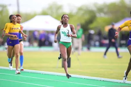 DENTON, TX - APRIL 6:  University of North Texas Track & Field at North Texas Mean Green Athlete Field in Denton on April 6, 2019 in Denton, Texas