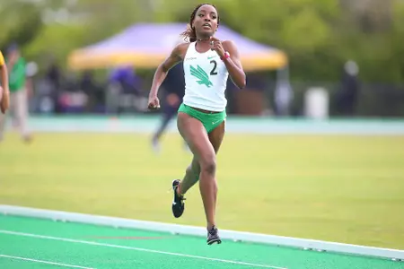 DENTON, TX - APRIL 6:  University of North Texas Track & Field at North Texas Mean Green Athlete Field in Denton on April 6, 2019 in Denton, Texas