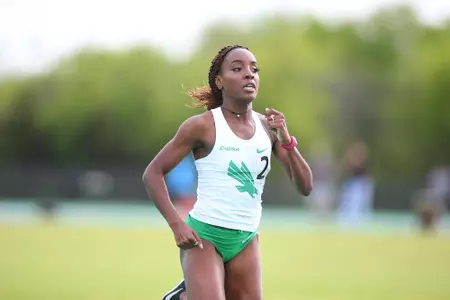 DENTON, TX - APRIL 6:  University of North Texas Track & Field at North Texas Mean Green Athlete Field in Denton on April 6, 2019 in Denton, Texas