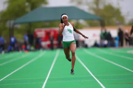DENTON, TX - APRIL 6:  University of North Texas Track & Field at North Texas Mean Green Athlete Field in Denton on April 6, 2019 in Denton, Texas