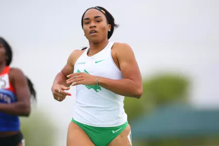 DENTON, TX - APRIL 6: University of North Texas Track & Field at North Texas Mean Green Athlete Field in Denton on April 6, 2019 in Denton, Texas