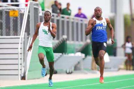 DENTON, TX - APRIL 6:  University of North Texas Track & Field at North Texas Mean Green Athlete Field in Denton on April 6, 2019 in Denton, Texas