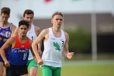 DENTON, TX - APRIL 6:  University of North Texas Track & Field at North Texas Mean Green Athlete Field in Denton on April 6, 2019 in Denton, Texas