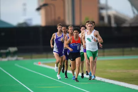 DENTON, TX - APRIL 6:  University of North Texas Track & Field at North Texas Mean Green Athlete Field in Denton on April 6, 2019 in Denton, Texas