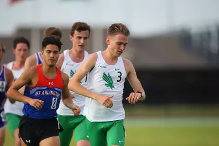 DENTON, TX - APRIL 6:  University of North Texas Track & Field at North Texas Mean Green Athlete Field in Denton on April 6, 2019 in Denton, Texas