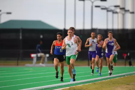 DENTON, TX - APRIL 6:  University of North Texas Track & Field at North Texas Mean Green Athlete Field in Denton on April 6, 2019 in Denton, Texas