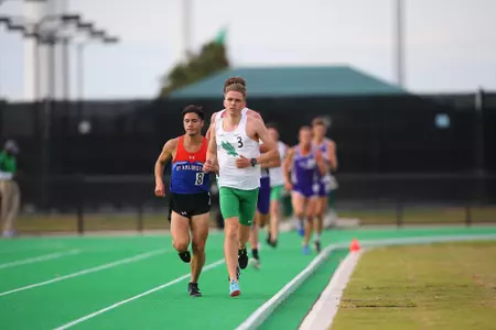 DENTON, TX - APRIL 6:  University of North Texas Track & Field at North Texas Mean Green Athlete Field in Denton on April 6, 2019 in Denton, Texas