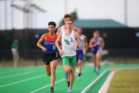 DENTON, TX - APRIL 6:  University of North Texas Track & Field at North Texas Mean Green Athlete Field in Denton on April 6, 2019 in Denton, Texas