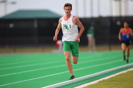 DENTON, TX - APRIL 6:  University of North Texas Track & Field at North Texas Mean Green Athlete Field in Denton on April 6, 2019 in Denton, Texas