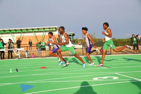 DENTON, TX - APRIL 6:  University of North Texas Track & Field at North Texas Mean Green Athlete Field in Denton on April 6, 2019 in Denton, Texas