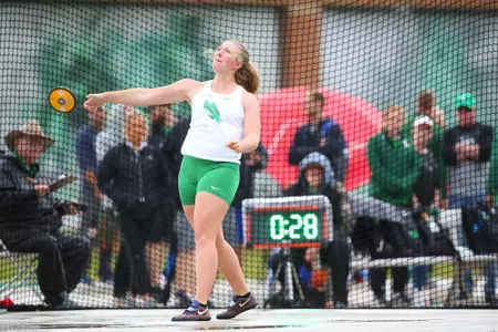 DENTON, TX - APRIL 6:  University of North Texas Track & Field at North Texas Mean Green Athlete Field in Denton on April 6, 2019 in Denton, Texas