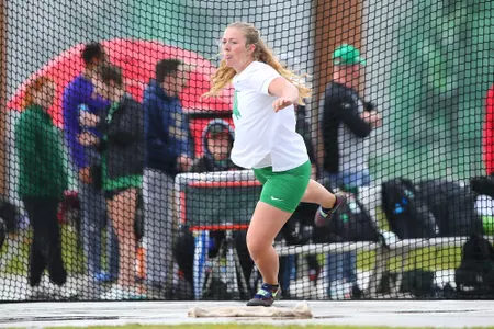 DENTON, TX - APRIL 6:  University of North Texas Track & Field at North Texas Mean Green Athlete Field in Denton on April 6, 2019 in Denton, Texas