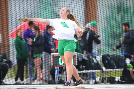 DENTON, TX - APRIL 6:  University of North Texas Track & Field at North Texas Mean Green Athlete Field in Denton on April 6, 2019 in Denton, Texas