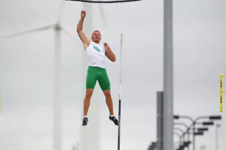 DENTON, TX - APRIL 6:  University of North Texas Track & Field at North Texas Mean Green Athlete Field in Denton on April 6, 2019 in Denton, Texas