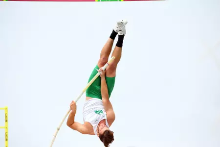 DENTON, TX - APRIL 6:  University of North Texas Track & Field at North Texas Mean Green Athlete Field in Denton on April 6, 2019 in Denton, Texas