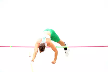 DENTON, TX - APRIL 6:  University of North Texas Track & Field at North Texas Mean Green Athlete Field in Denton on April 6, 2019 in Denton, Texas
