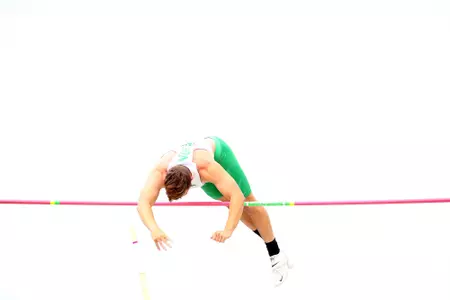 DENTON, TX - APRIL 6:  University of North Texas Track & Field at North Texas Mean Green Athlete Field in Denton on April 6, 2019 in Denton, Texas