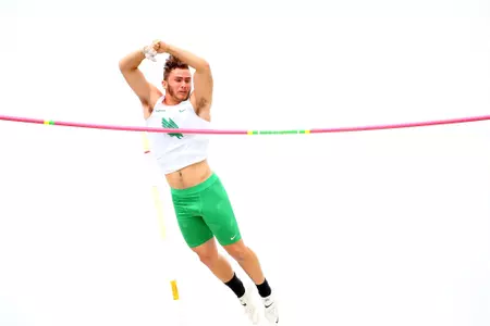 DENTON, TX - APRIL 6:  University of North Texas Track & Field at North Texas Mean Green Athlete Field in Denton on April 6, 2019 in Denton, Texas