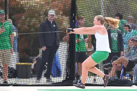 DENTON, TX - APRIL 6:  University of North Texas Track & Field at North Texas Mean Green Athlete Field in Denton on April 6, 2019 in Denton, Texas