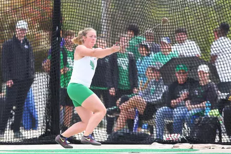 DENTON, TX - APRIL 6:  University of North Texas Track & Field at North Texas Mean Green Athlete Field in Denton on April 6, 2019 in Denton, Texas