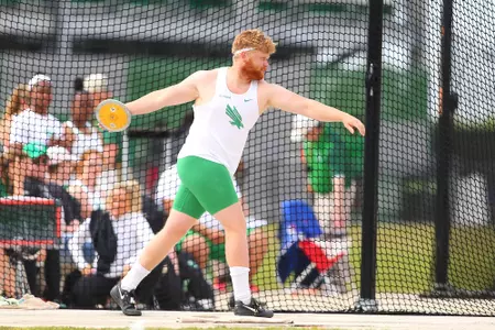 DENTON, TX - APRIL 6:  University of North Texas Track & Field at North Texas Mean Green Athlete Field in Denton on April 6, 2019 in Denton, Texas