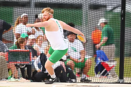 DENTON, TX - APRIL 6:  University of North Texas Track & Field at North Texas Mean Green Athlete Field in Denton on April 6, 2019 in Denton, Texas