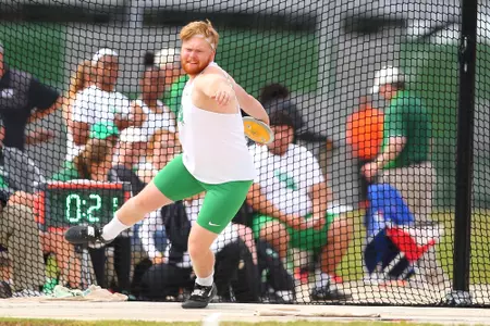 DENTON, TX - APRIL 6:  University of North Texas Track & Field at North Texas Mean Green Athlete Field in Denton on April 6, 2019 in Denton, Texas