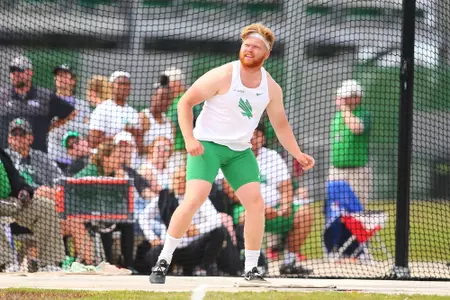 DENTON, TX - APRIL 6:  University of North Texas Track & Field at North Texas Mean Green Athlete Field in Denton on April 6, 2019 in Denton, Texas