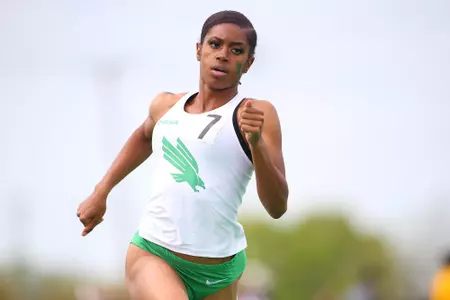 DENTON, TX - APRIL 6:  University of North Texas Track & Field at North Texas Mean Green Athlete Field in Denton on April 6, 2019 in Denton, Texas