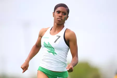DENTON, TX - APRIL 6:  University of North Texas Track & Field at North Texas Mean Green Athlete Field in Denton on April 6, 2019 in Denton, Texas