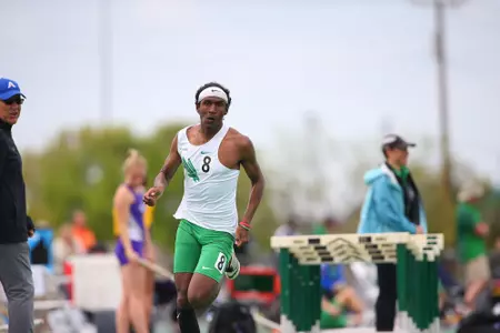 DENTON, TX - APRIL 6:  University of North Texas Track & Field at North Texas Mean Green Athlete Field in Denton on April 6, 2019 in Denton, Texas