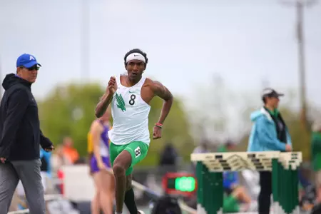 DENTON, TX - APRIL 6:  University of North Texas Track & Field at North Texas Mean Green Athlete Field in Denton on April 6, 2019 in Denton, Texas
