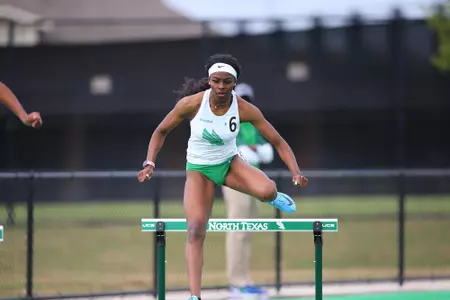 DENTON, TX - APRIL 6:  University of North Texas Track & Field at North Texas Mean Green Athlete Field in Denton on April 6, 2019 in Denton, Texas
