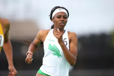 DENTON, TX - APRIL 6:  University of North Texas Track & Field at North Texas Mean Green Athlete Field in Denton on April 6, 2019 in Denton, Texas